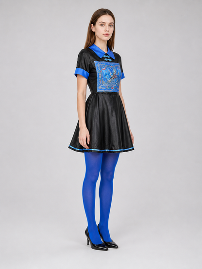 Chinese-Style Carnival Dress, Hat, and Tights
