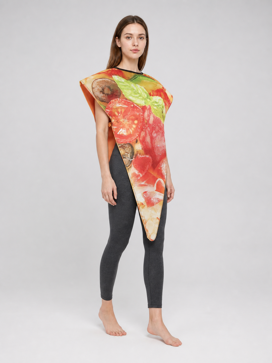 Pizza Slice Halloween Costume side view 2