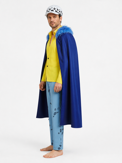 Trafalgar Law One Piece Anime Cosplay Costume side view
