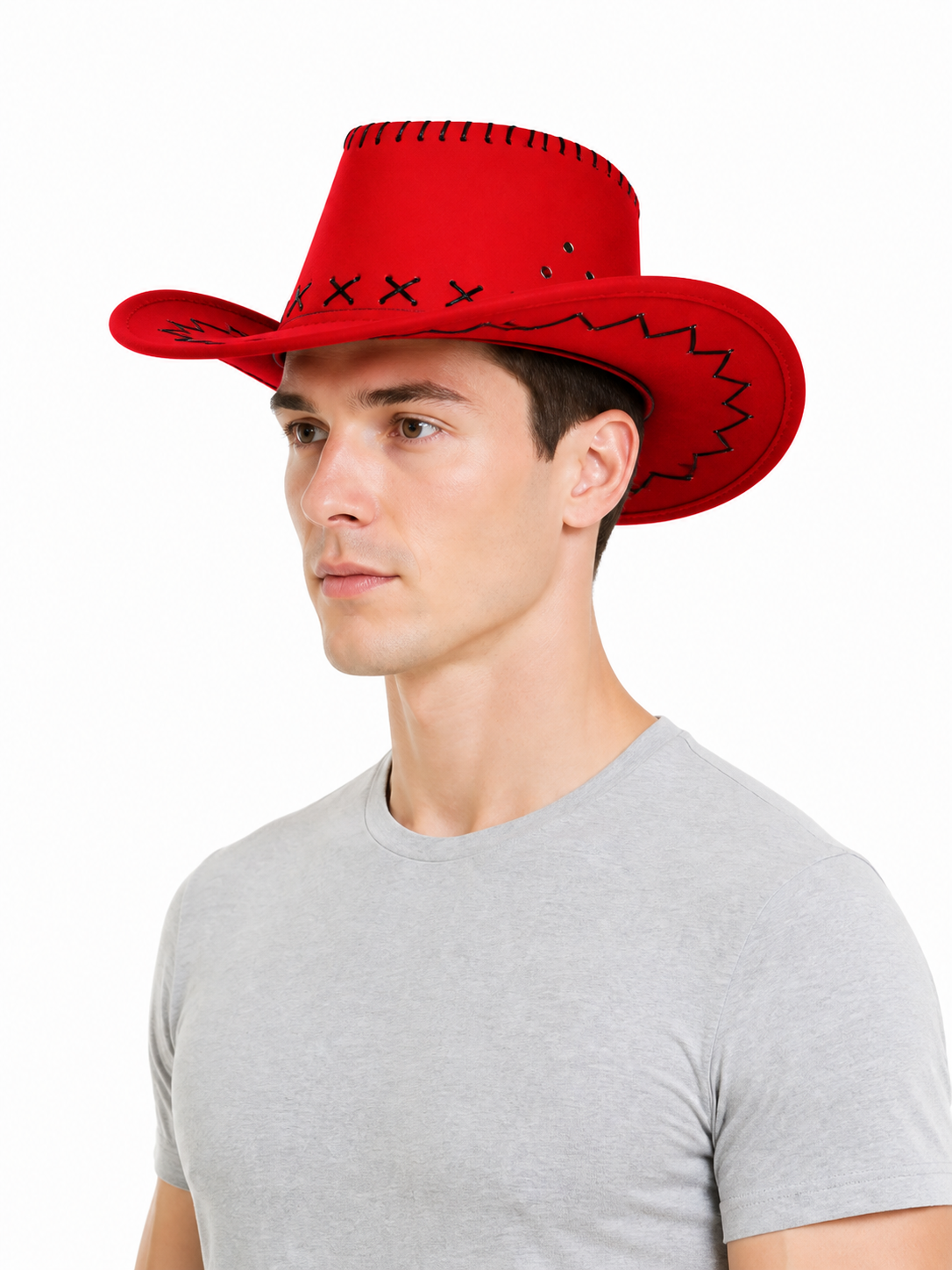 Carnival Cowboy Hat with a Wide Brim