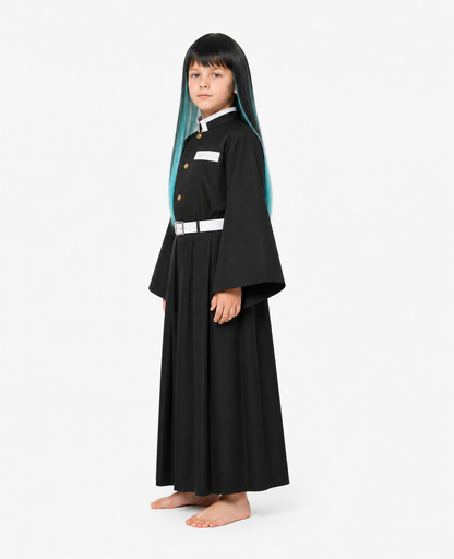Tokito Muichiro Demon Slayer Costume with Wig side view