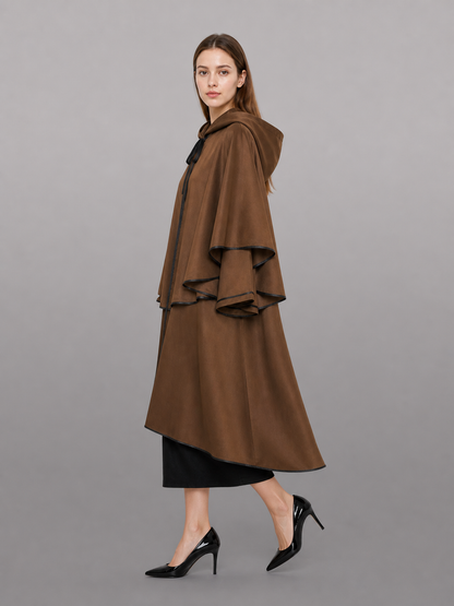 Brown Costume Cloak with Hood