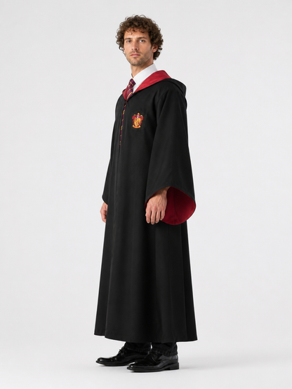 Harry Potter Hooded Robe with Crest side view