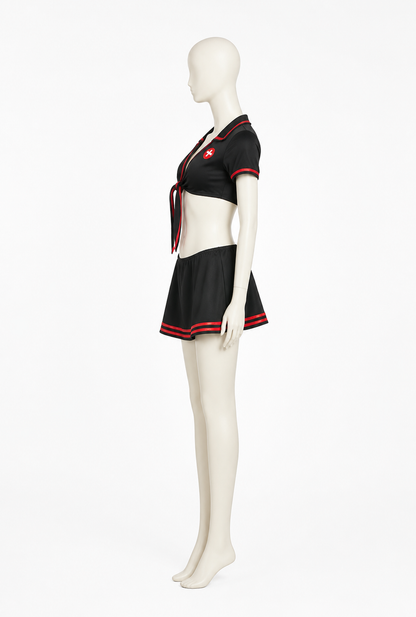 Medical Costume with Skirt and Cap, 2 Pieces