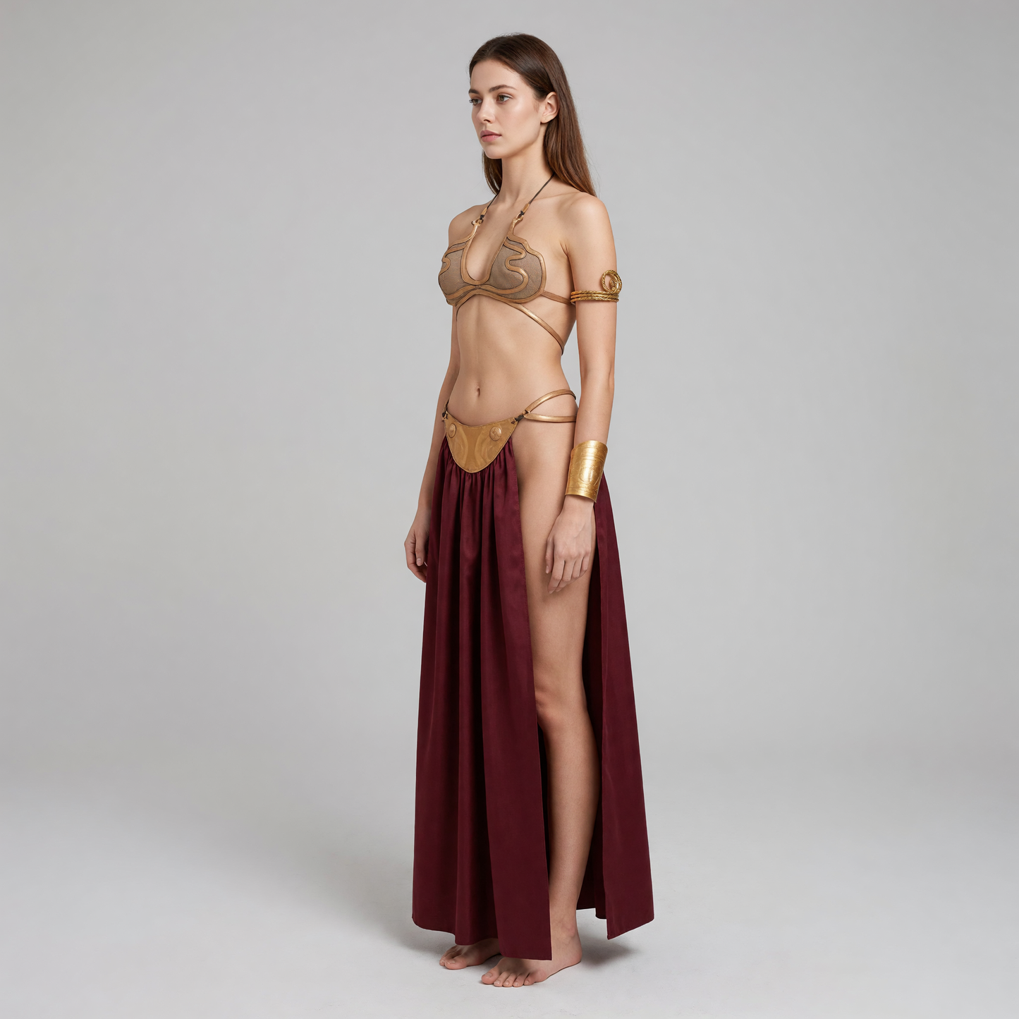 Star Wars Cosplay Costume with Gold Details