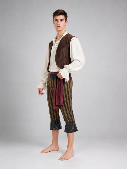Pirate Costume for Cosplay, Carnival, and Stage