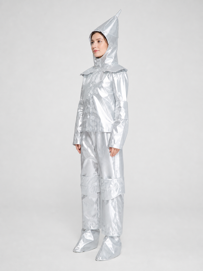 Iron Woodcutter Costume with Hood for Role-Playing