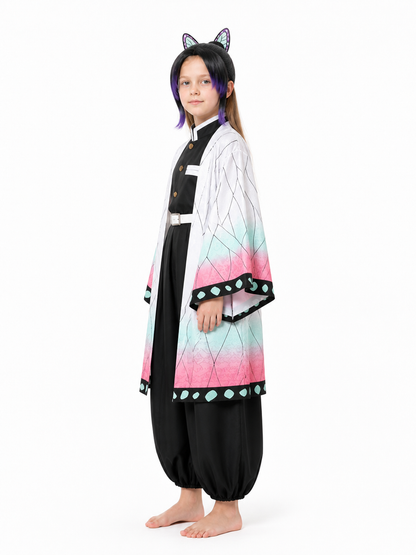 Shinobu Kocho Anime Cosplay Cloak Cape side view