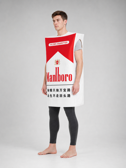 Cigarette Pack Costume for Halloween and Parties