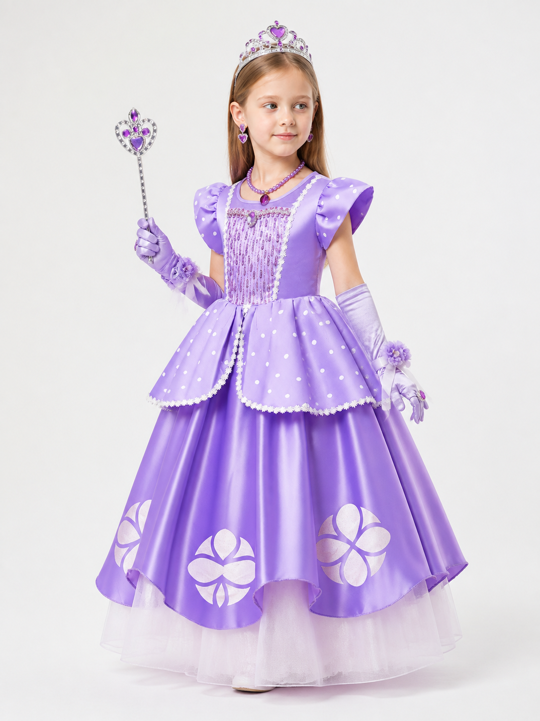 Princess Carnival Costume for Halloween and Cosplay side view