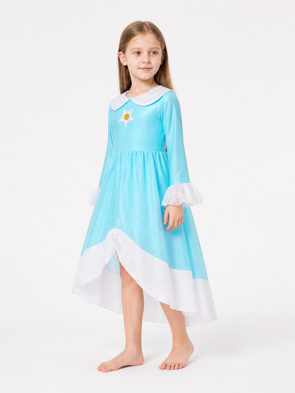 Blue Carnival Dress for Halloween and Cosplay