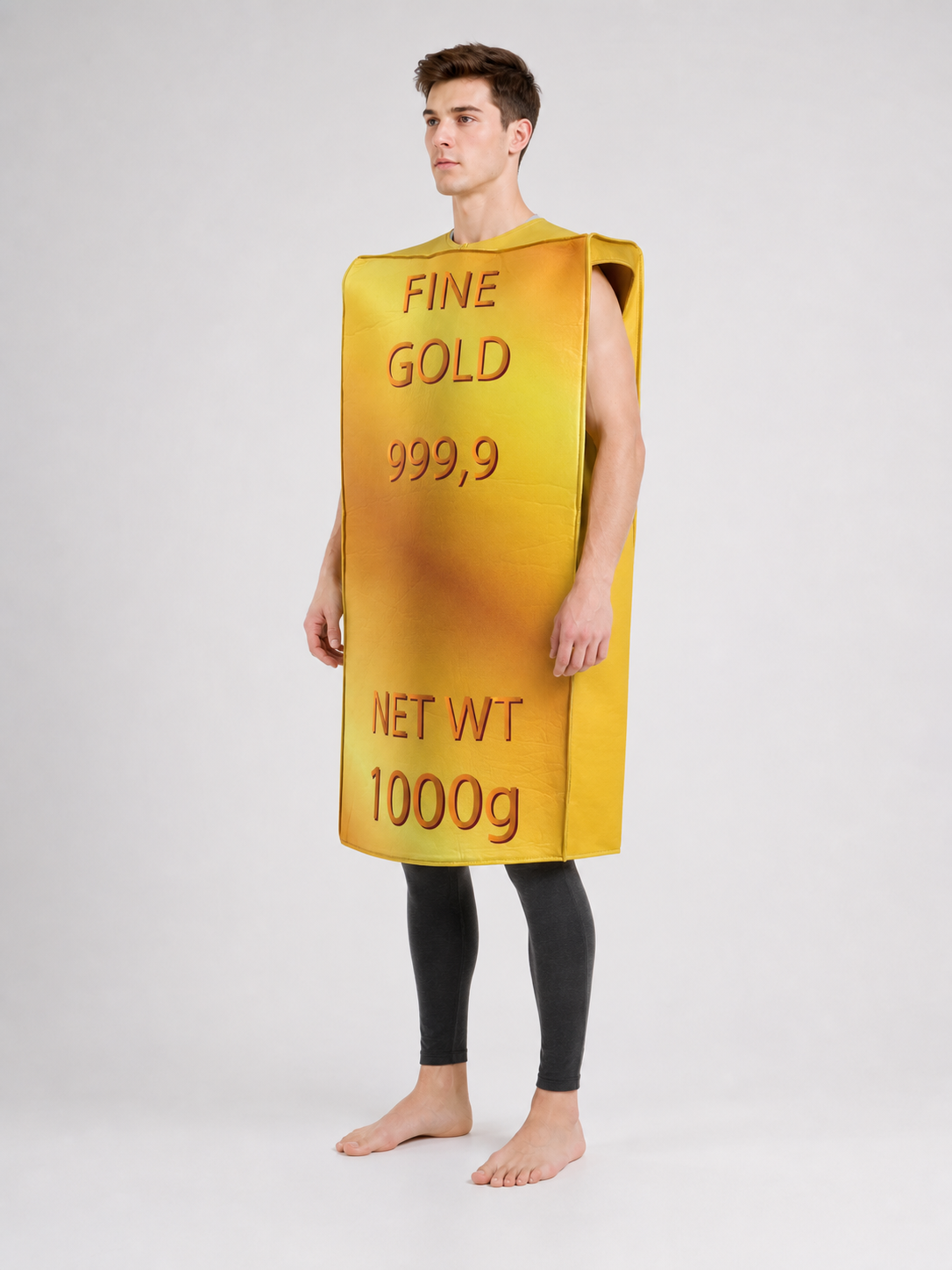 Gold Bar Costume Tunic for Parties