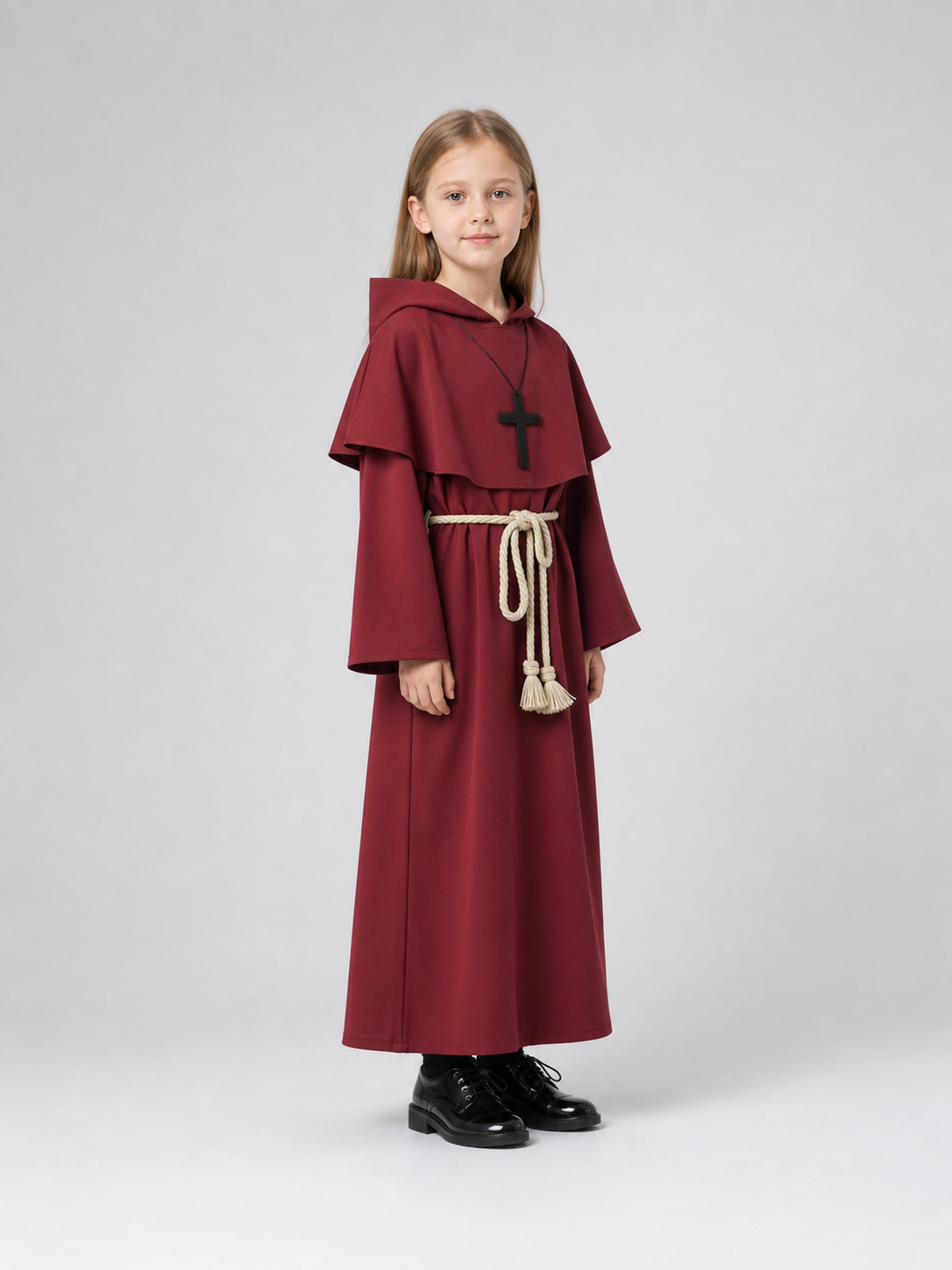 Red Hooded Priest Costume