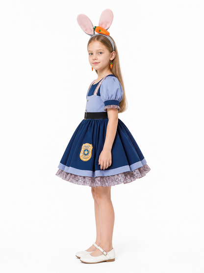 Children's Police Bunny Costume for Halloween