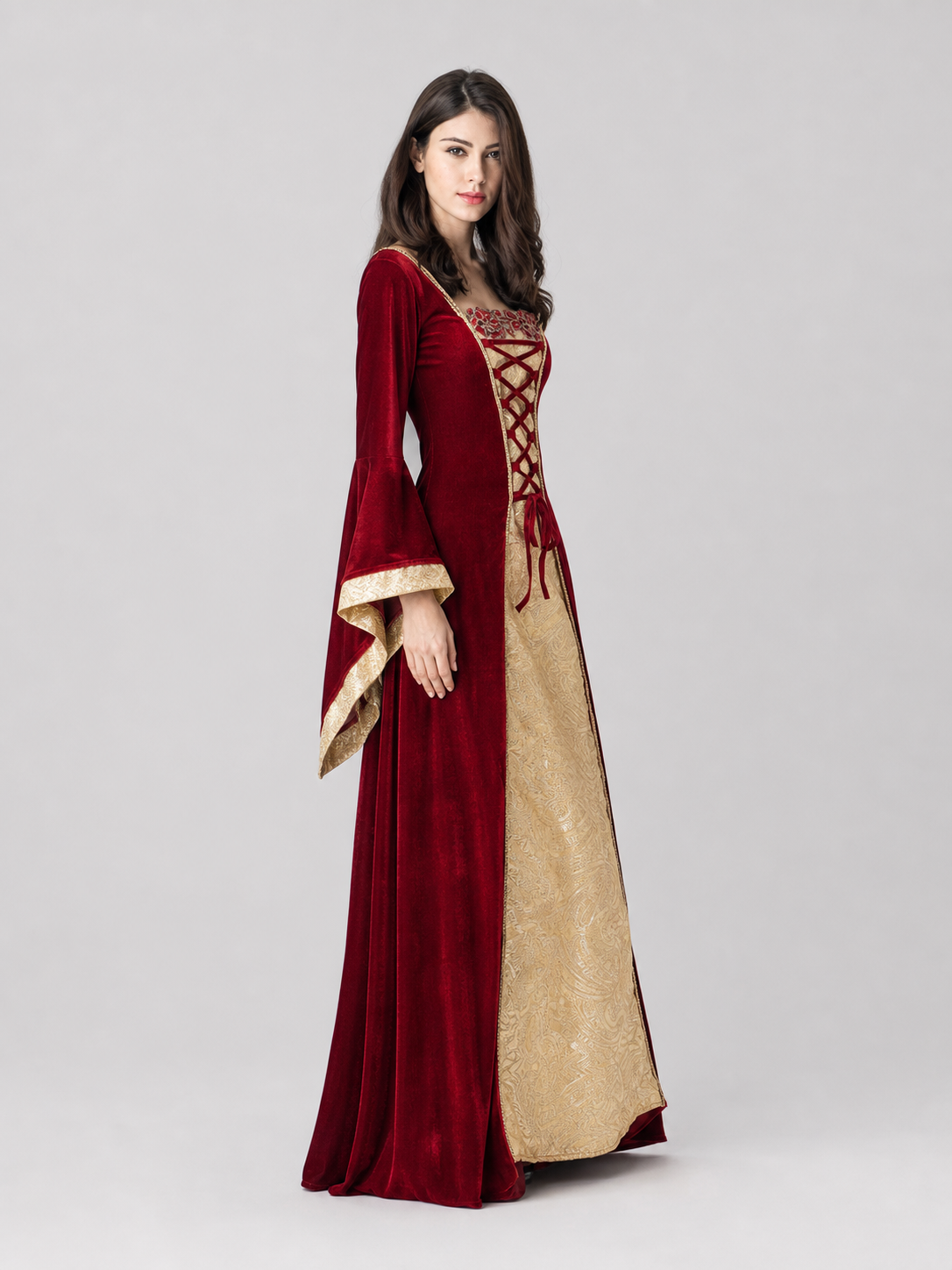 Hooded Carnival Dress for Cosplay