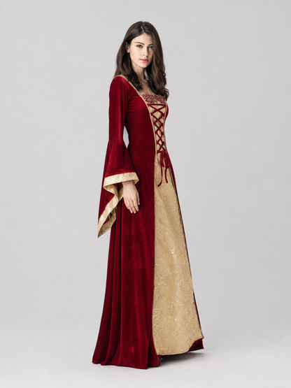 Hooded Carnival Dress for Cosplay