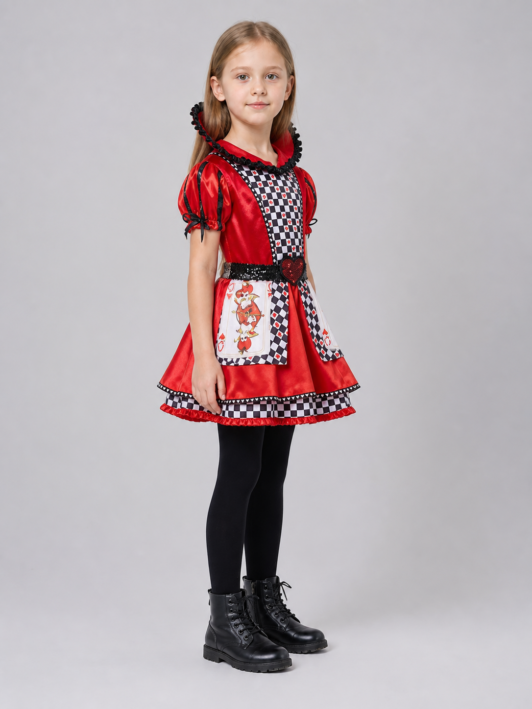 Red Queen Costume with Crown