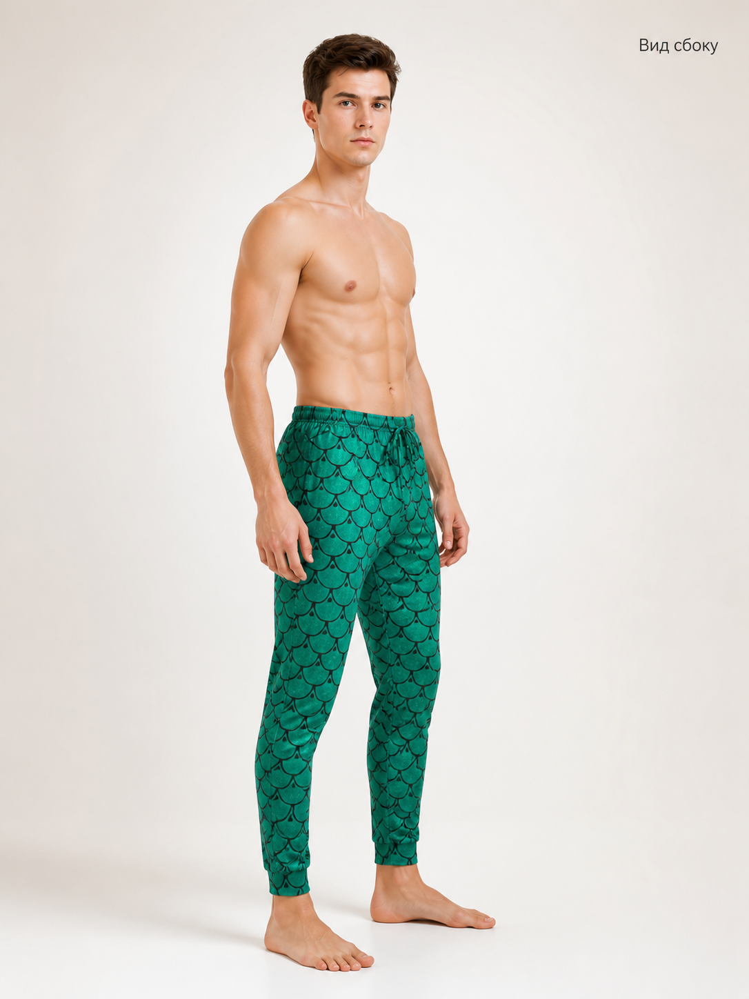 Cosplay Set: Costume with Green Pants side view