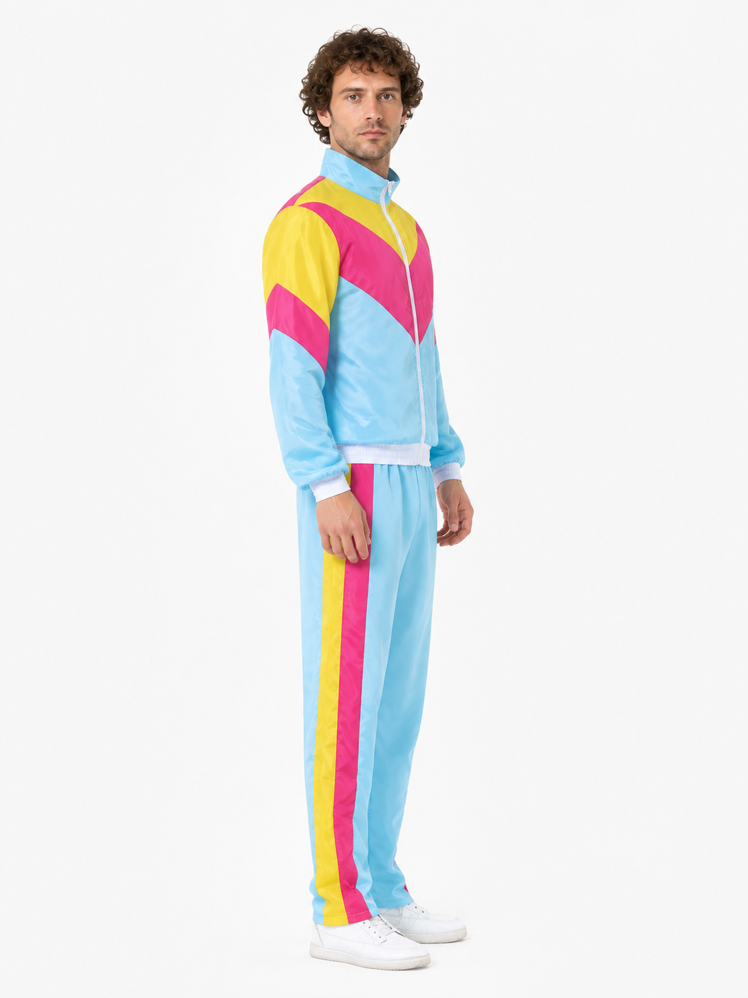 Stage Costume with Geometric Print for Parties side view