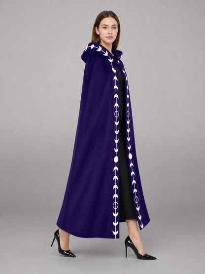 Purple Carnival Cloak with Hood