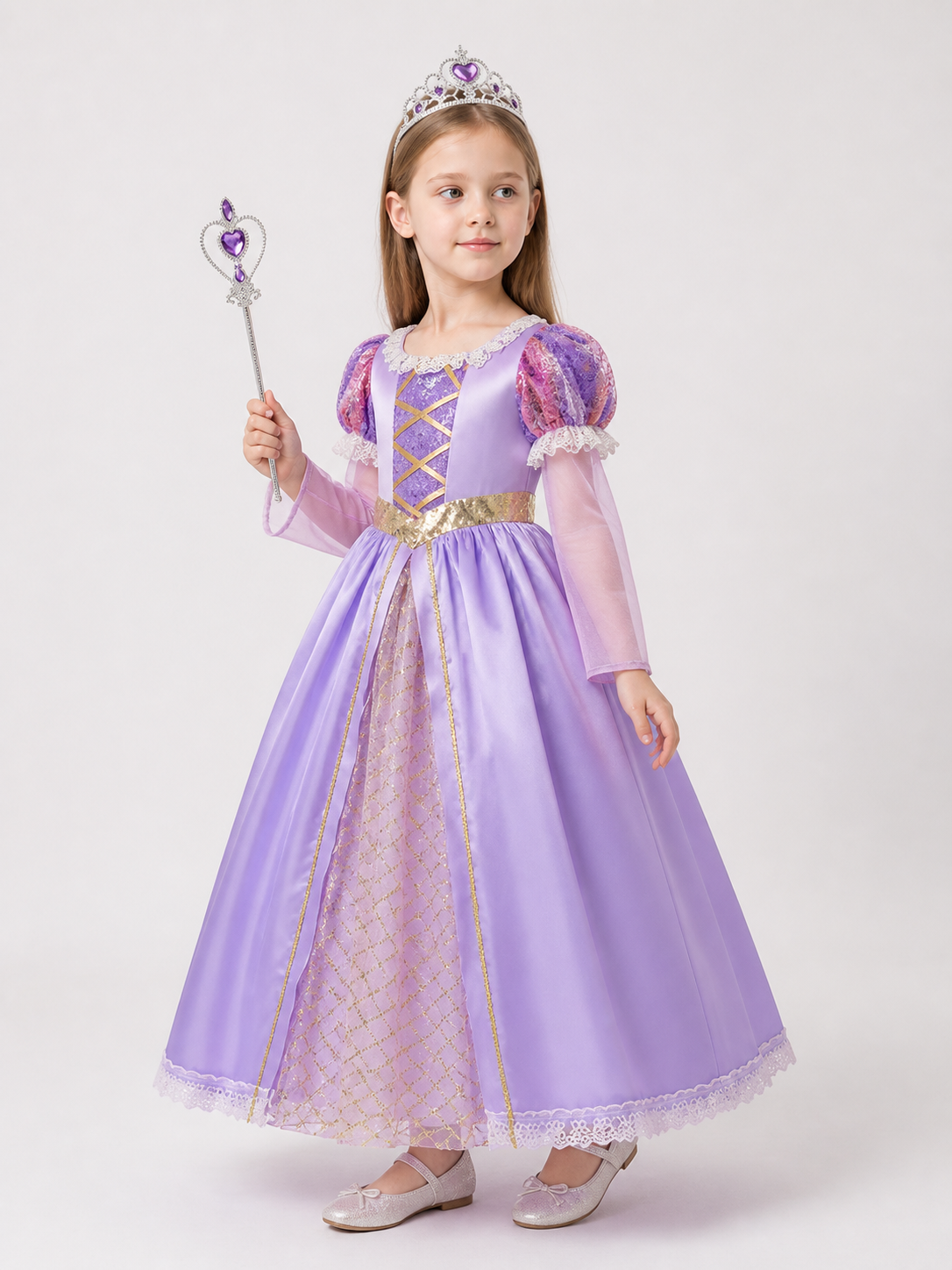 Princess Costume for Halloween and Cosplay side view