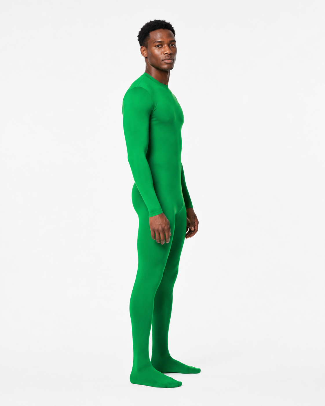 Kids' Green Hooded Halloween Jumpsuit