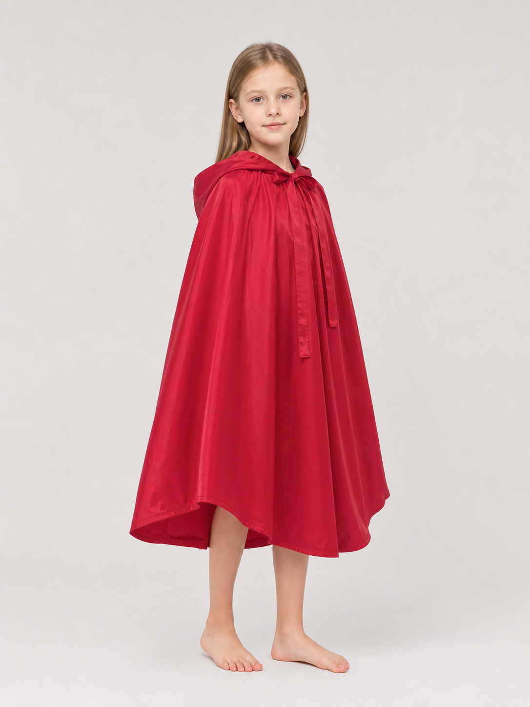 Red hooded cloak for children's cosplay