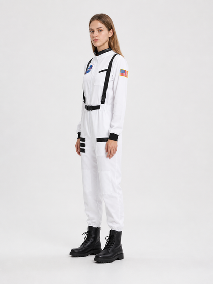 Astronaut Costume M-XXL for Halloween side view