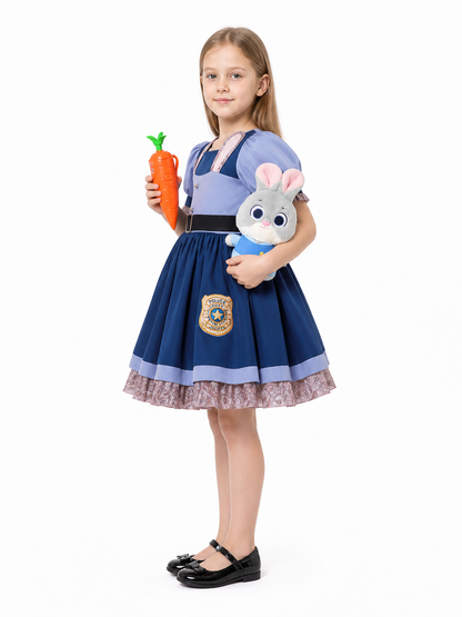 Children’s Police Rabbit Costume with Dress