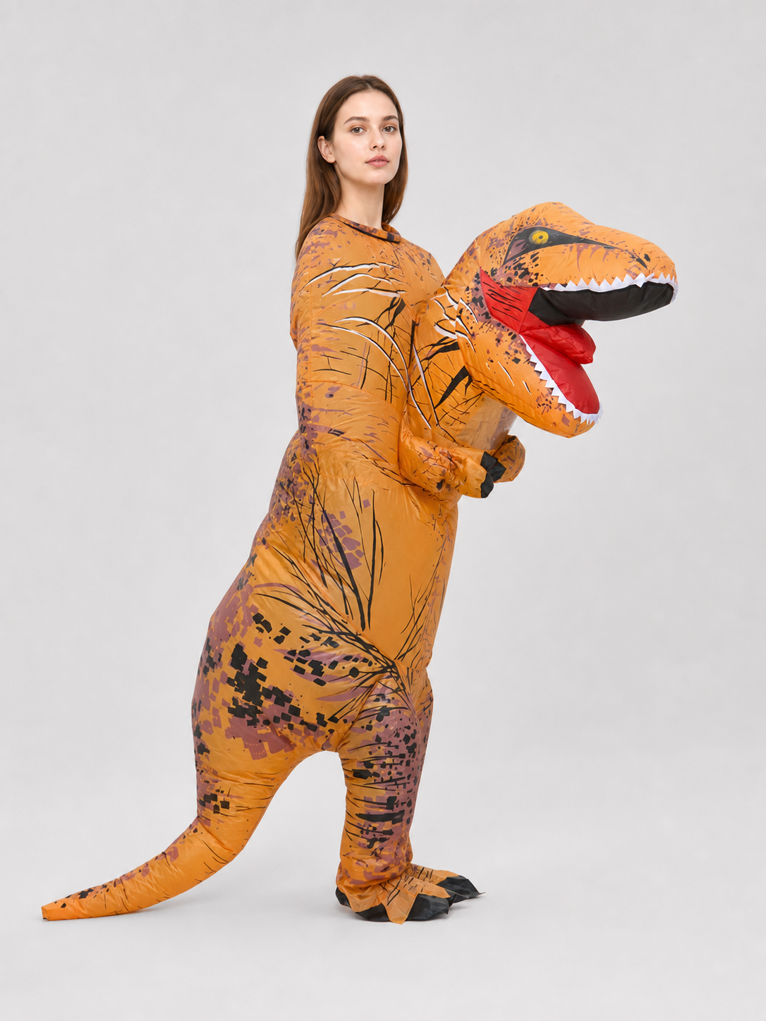 Inflatable Tyrannosaurus Rex Costume for Parties and Cosplay