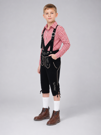 Carnival costume: plaid shirt and pants