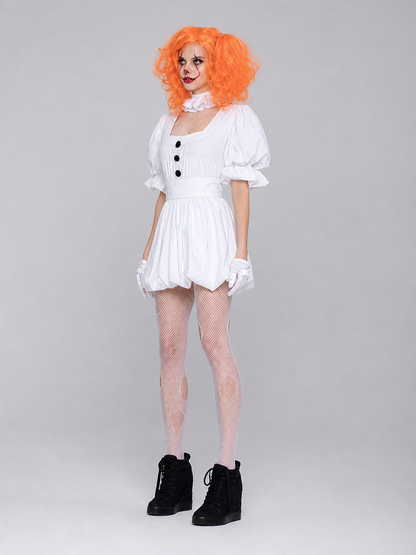 Clown Costume with a Full Skirt