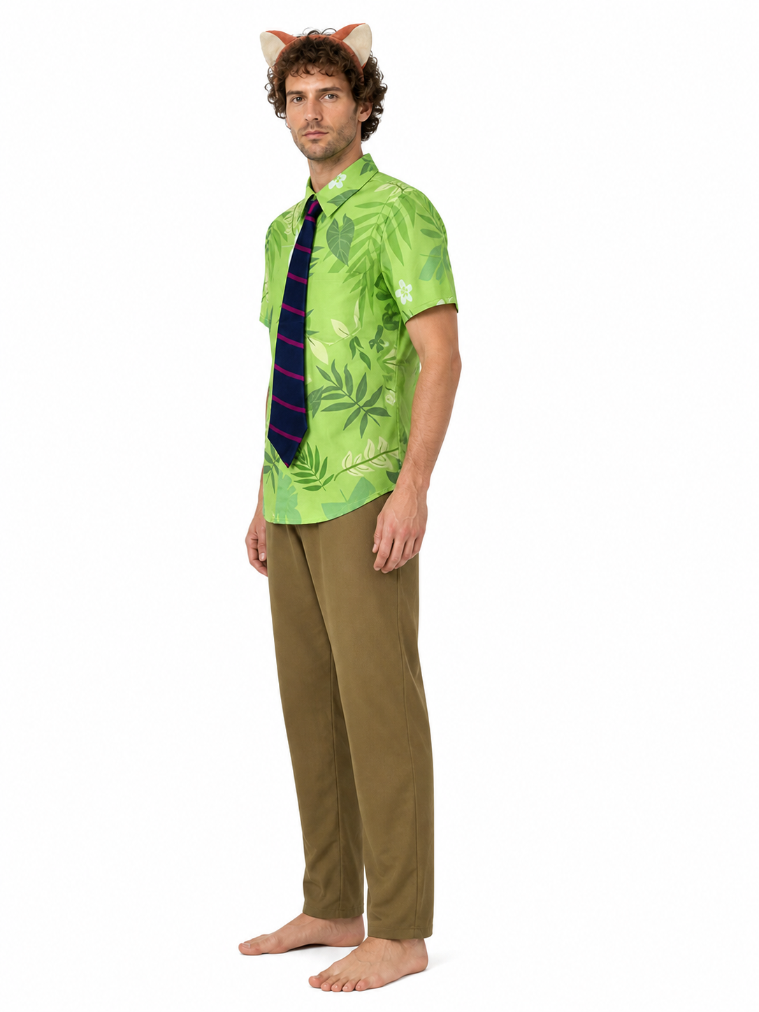 Nick the Fox Cosplay Costume: Shirt, Pants, and Tie