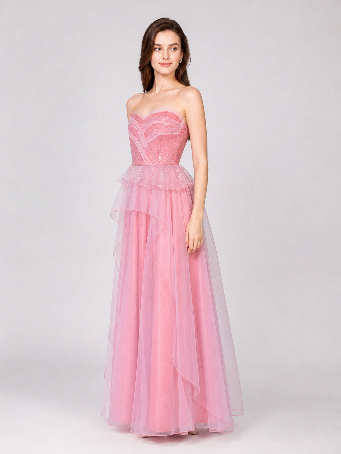 Pink Glinda Cosplay Dress with a Full Skirt