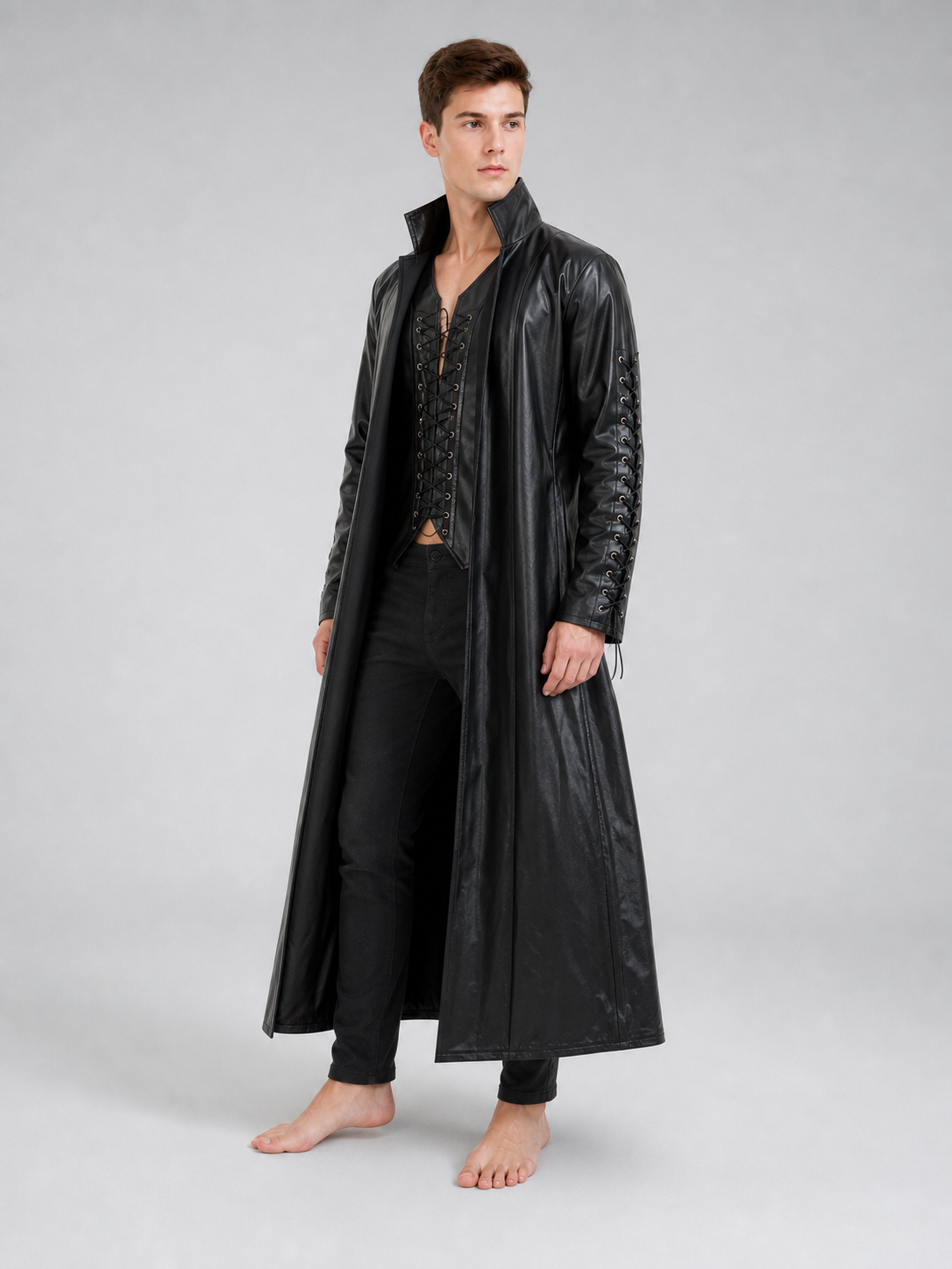 Gothic Vampire Costume: Coat, Vest, and Pants