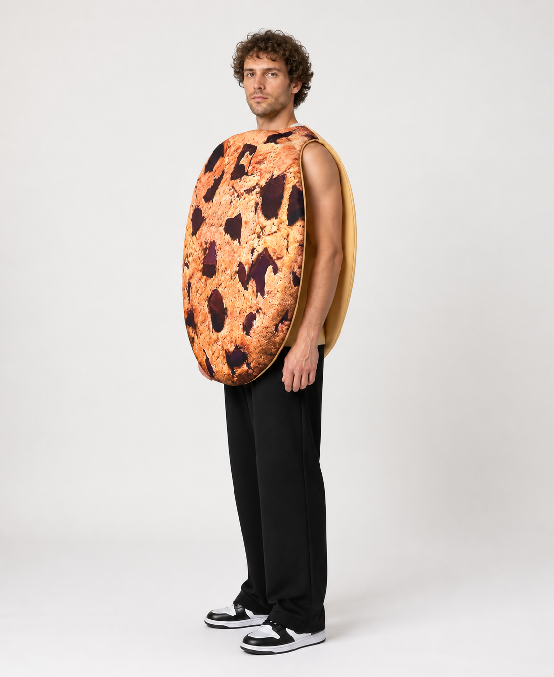 Chocolate Chip Cookie Costume side view