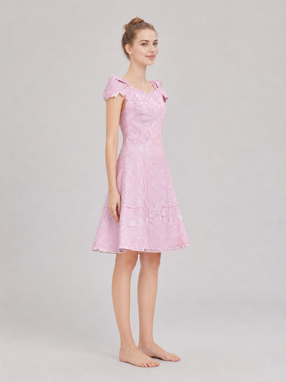 Pink cosplay dress from Wicked 2