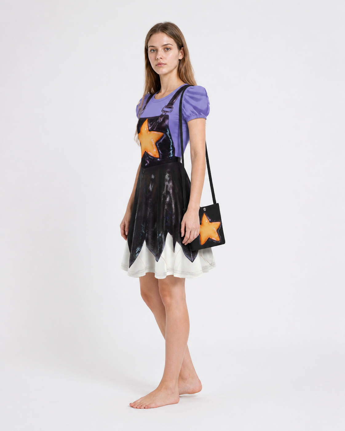 Star Crossbody Bag and Dress Set side view