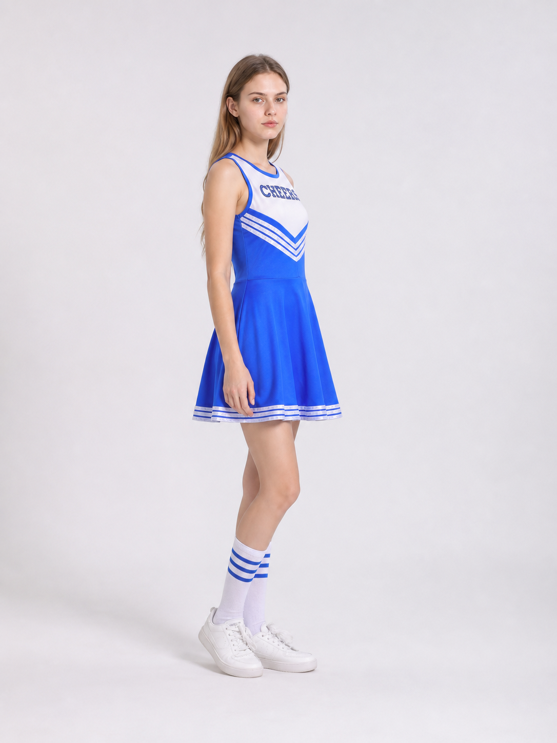Sleeveless CHEERS Cheerleading Dress side view