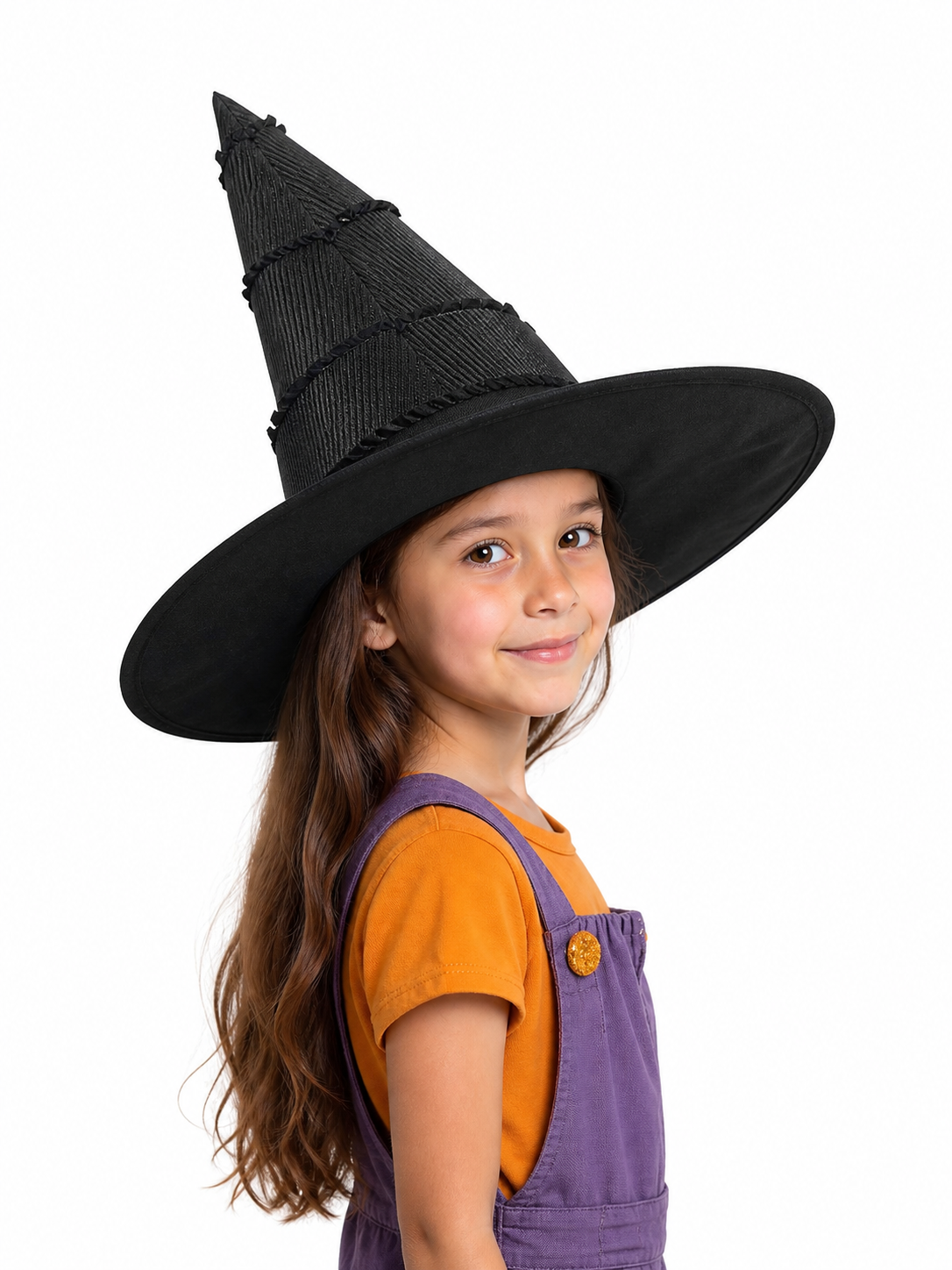 Kids' Black Witch Carnival Hat