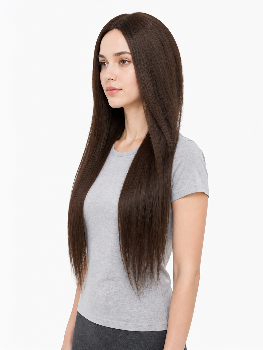 Long Straight Carnival Wig with Center Part