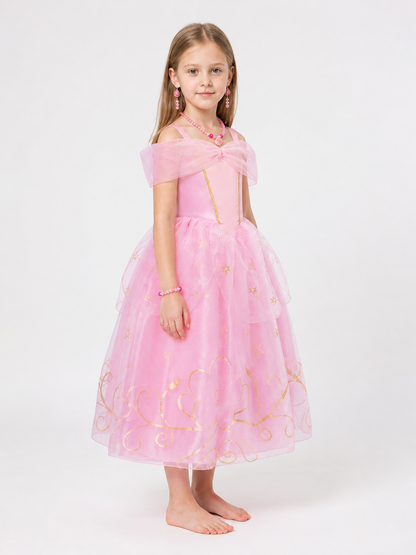 Girls' Princess Costume with Accessories side view