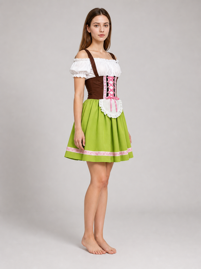 Traditional Folk-Style Costume Dress