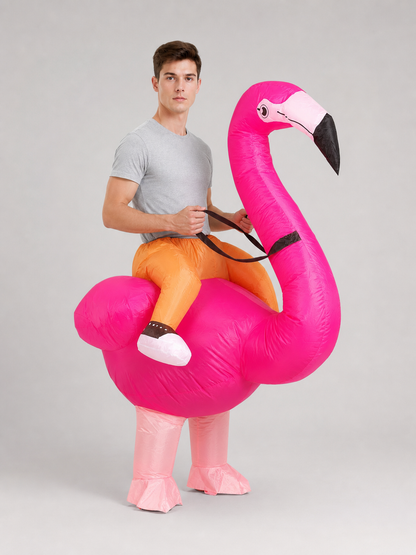 Inflatable Flamingo Costume for Parties and Halloween