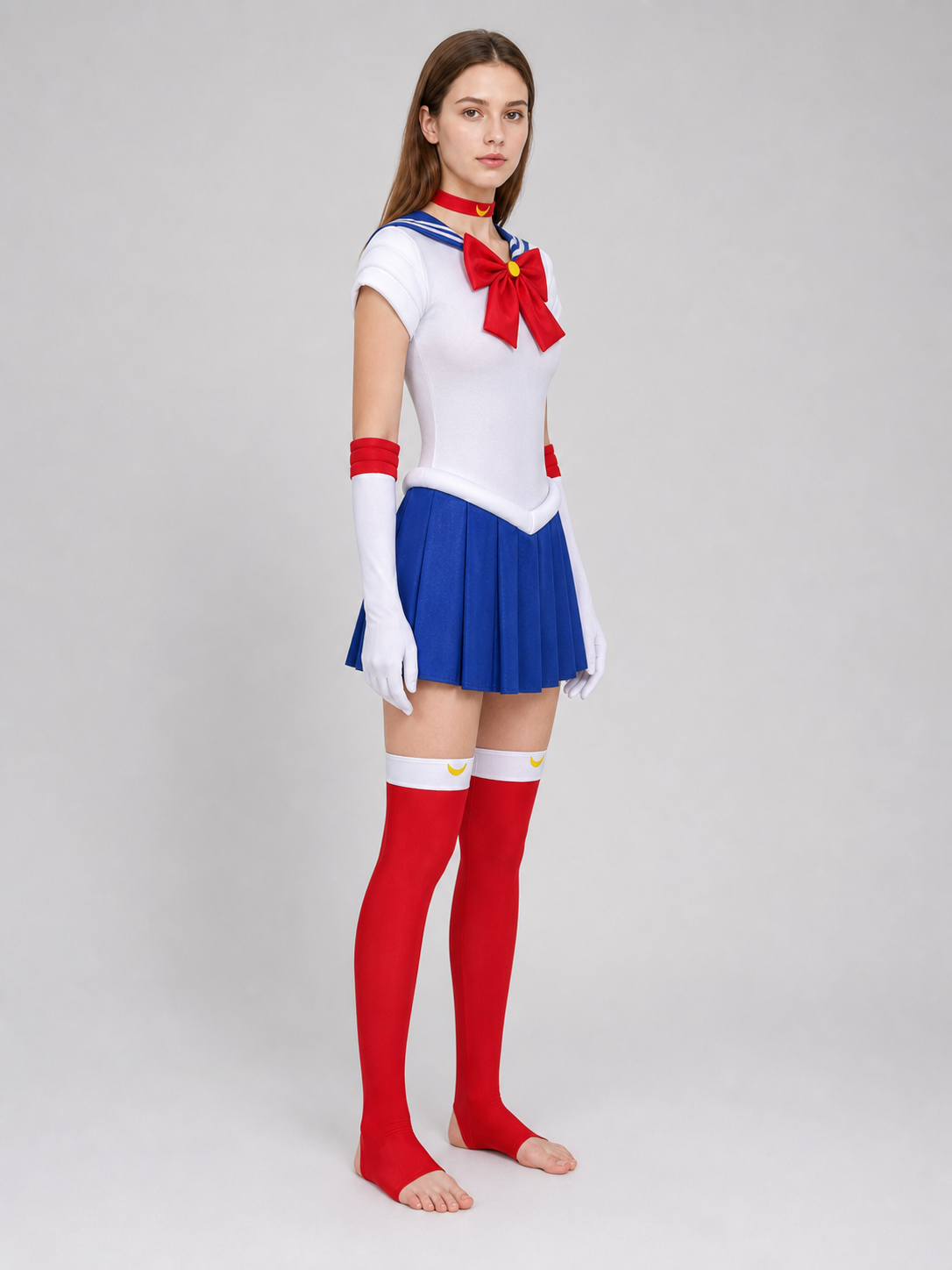 Sailor Moon Cosplay Costume: Top, Skirt, and Accessories