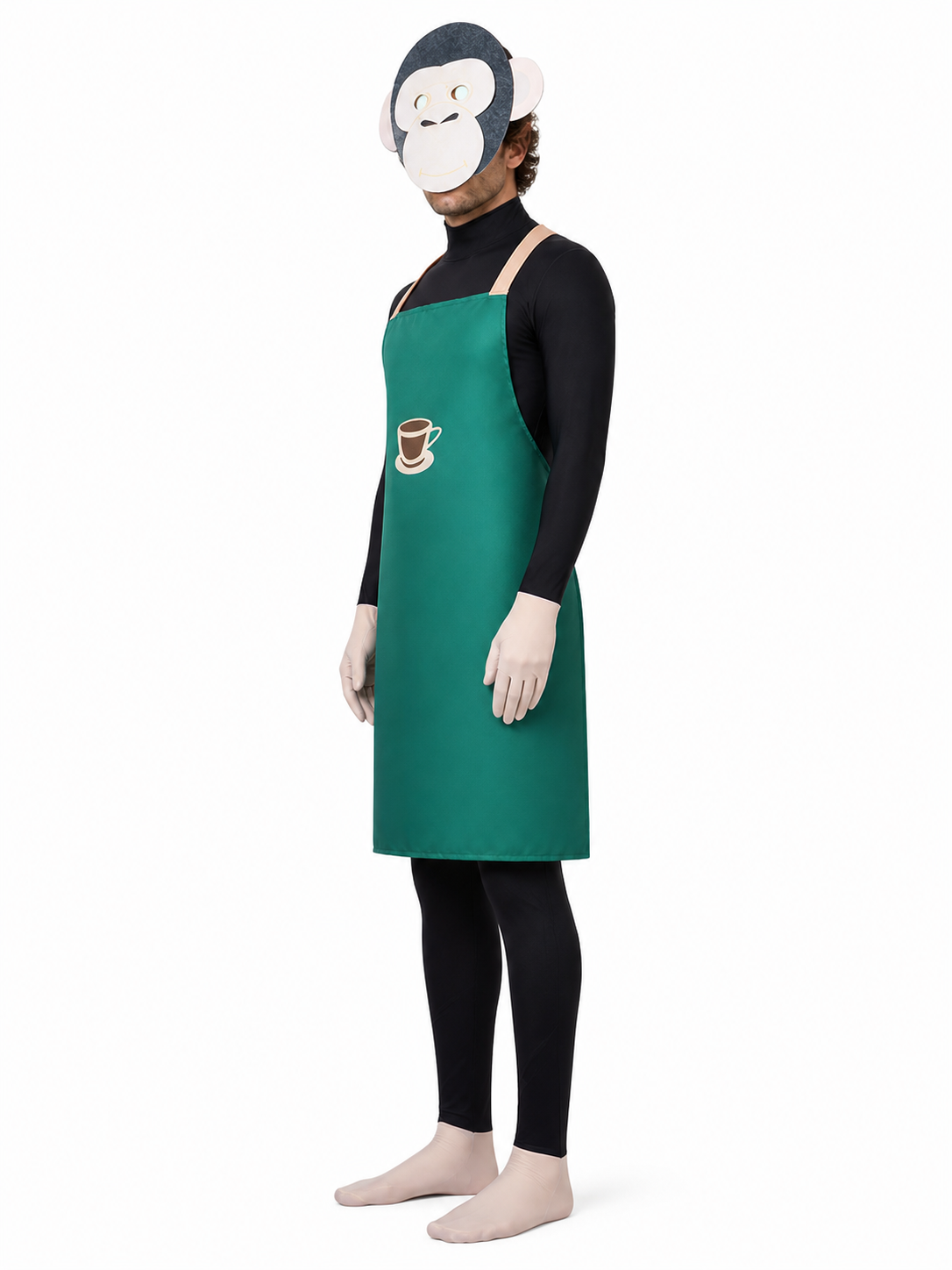 Monkey Kigurumi Costume with Apron