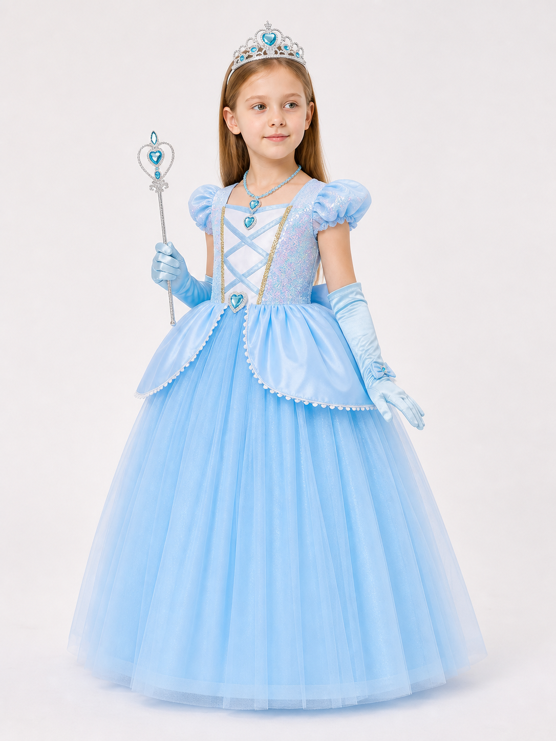 Blue Princess Halloween Costume