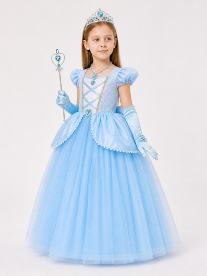 Blue Princess Halloween Costume