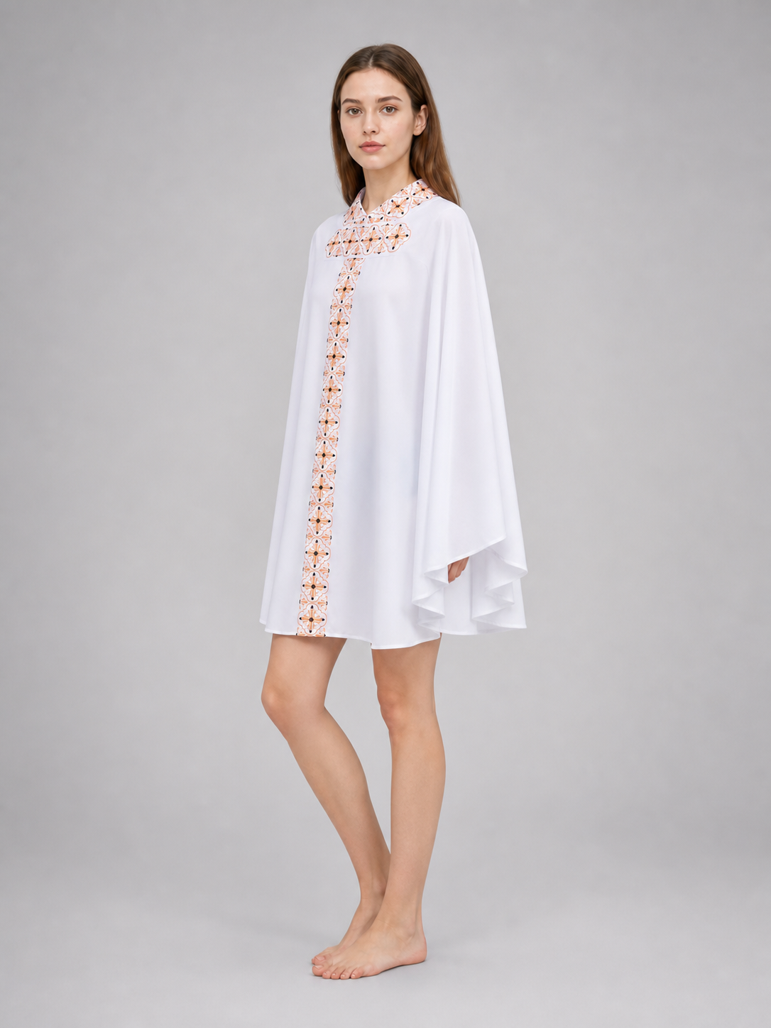 White Medieval-Style Cosplay Shirt