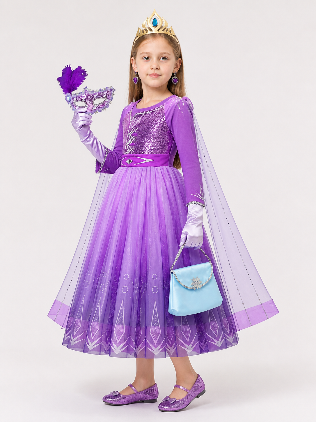 Purple Carnival Costume for Halloween and Cosplay